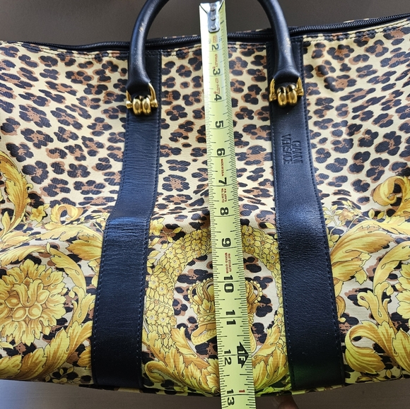 Vintage Versace Leopard Baroque duffle bag FINAL SALE FIRM - Picture 14 of 16